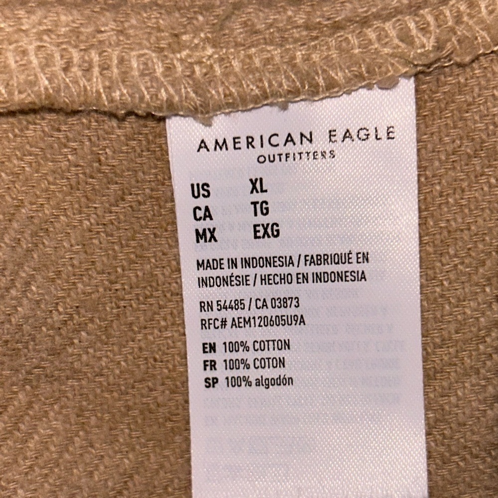 American Eagle Oversized Fleece & Love Shacket SIZE XL - Picture 4 of 6